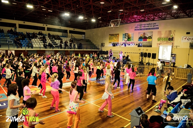Ξεσήκωσε την Αλεξανδρούπολη το "3ο Zumbathon" στο Κλειστό Γυμναστήριο.