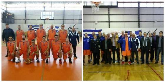 Το "τρόπαιο" σήκωσε η ομάδα μπάσκετ της Διεύθυνσης Αστυνομίας Αλεξ/πολης σε φιλανθρωπικούς αγώνες