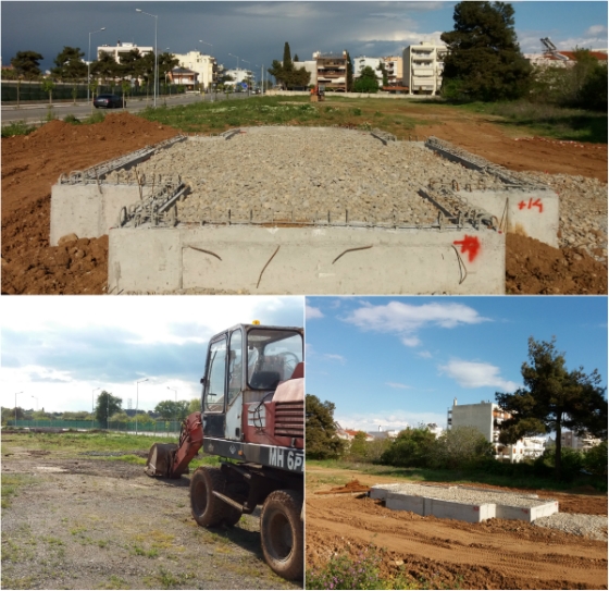 Με το χτίσιμο της βάσης και των υποδοχών για το ξύλινο ρωσικό παρεκκλήσι άρχισε η υλοποίηση του σχεδίου για ανέγερση Ρωσικής Εκκλησίας στην Αλεξανδρούπολη