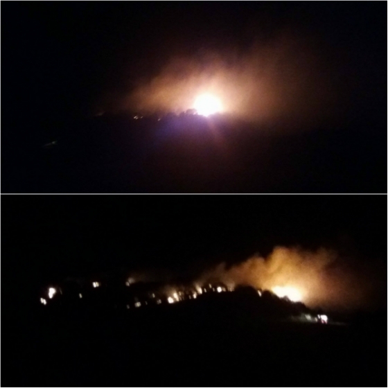 Συνεχίζεται η μάχη με τις φλόγες στην Πυλαία - Γίνεται λόγος για εμπρησμό 