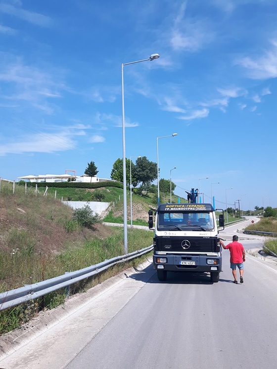 «Αποκατάσταση φωτισμού στο εθνικό δίκτυο Έβρου. Απέναντι στον χρόνο και στους...κλέφτες»
