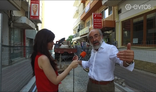 Ο Βαγγέλης Λαμπάκης εξηγεί επιτόπου όλες τις αλλαγές που γίνονται