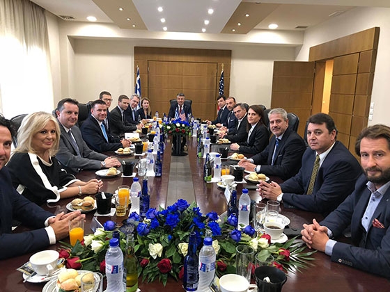 Στιγμιότυπο από τη σύσκεψη στο Επιμελητήριο Έβρου