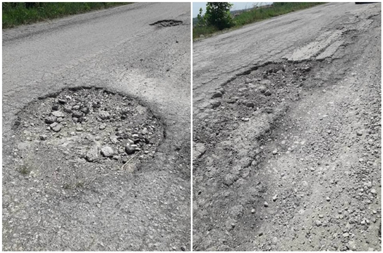 Η κατάσταση του οδικού δικτύου στο τμήμα Νεοχώρι-Χελιδόνα