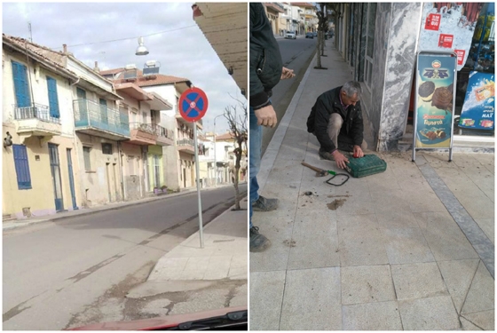 Το πριν και μετά της παρέμβασης στο σημείο