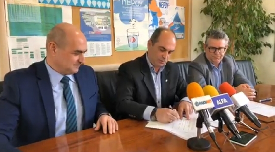Ο Σπ.Κουτρούμπας, ο Γ.Ουζουνίδης & ο Χρ.Κακαλής