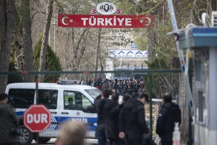 Φωτογραφία από τα σύνορα του Έβρου - Τούρκικη πλευρά