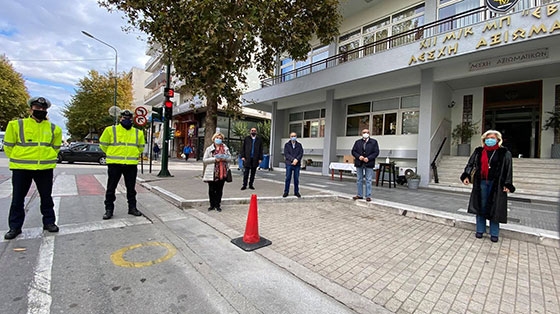 Στιγμιότυπο από τη σημερινή δράση της Λέσχης Αλεξανδρουπολιτών