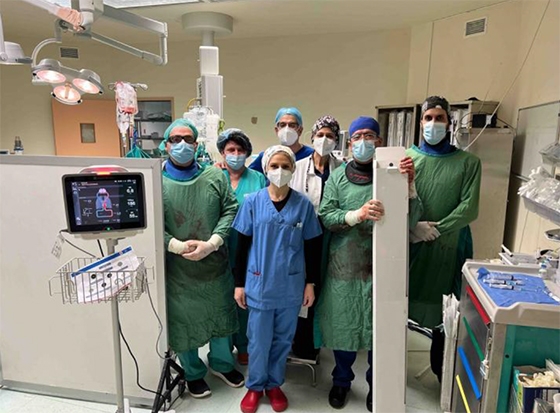 Τα μέλη της Πανεπιστημιακής Αγγειοχειρουργικής κλινικής του Π.Γ.Ν. Αλεξανδρούπολης