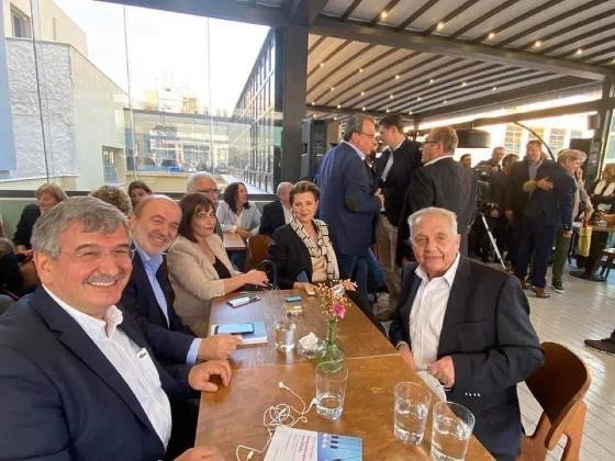 Με Φλαμπουράρη και όλη την ηγεσία του ΣΥΡΙΖΑ ο Μαλτέζος Μενέλαος στην παρουσίαση του νέου βιβλίου του Καθηγητή Φαραντούρη