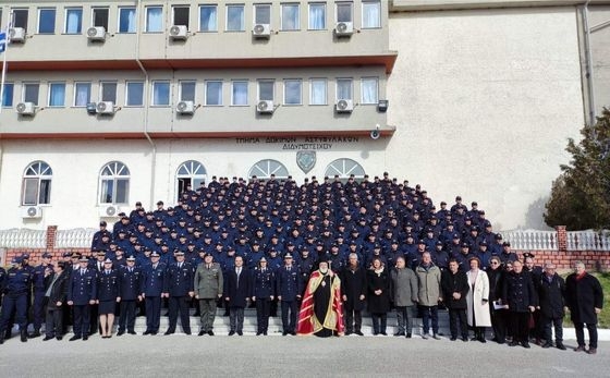 Οι 202 νέοι δόκιμοι Αστυφύλακες που ορκίστηκαν στο Τμήμα Δοκίμων Αστυφυλάκων Διδυμοτείχου