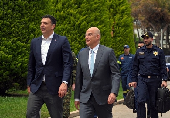 Νίκος Δένδιας και Βασίλης Κικίλιας στην Αλεξανδρούπολη, για τις πυρκαγιές