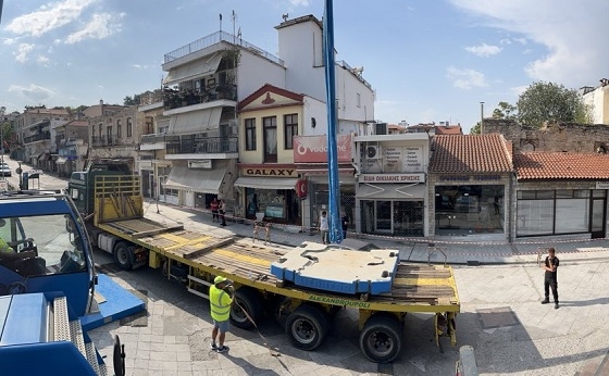 Εργασίες για την αποκατάσταση του τεμένους Βαγιαζήτ στο Διδυμότειχο.