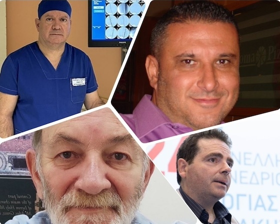 Οι γιατροί που συμμετείχαν στην χειρουργική επέμβαση.