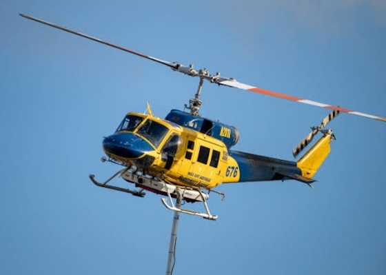 Ένα Bell και τρία Air Tractor στην πρώτη γραμμή της πυροπροστασίας!