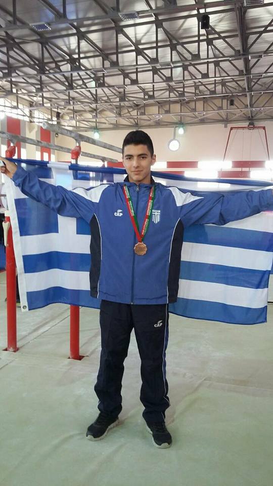 «Χάλκινος» ο Εβρίτης Γιώργος Κελεσίδης στο δίζυγο στην Παγκόσμια Γυμνασιάδα του Μαρόκου