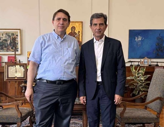 Από τη συνάντηση του κ. Γκιουλέκα με τον κ. Γιορδαμλή στη Θεσσαλονίκη.
