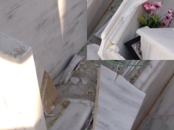 Αλεξανδρούπολη: Ζημιές σε δεκάδες τάφους για να κλέψουν καντήλια & λάδια