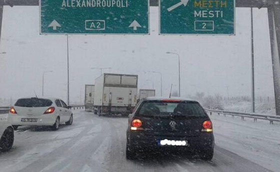 Συμβουλές για ασφαλή οδήγηση το χειμώνα από την "Εγνατία Οδός Α.Ε"