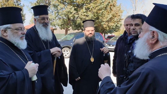 Στο φυλάκιο στις Καστανιές οι τέσσερις μητροπολίτες Θράκης