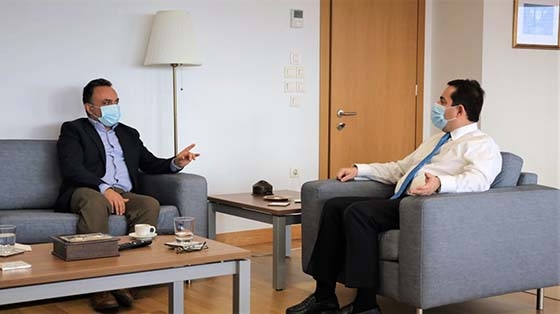 Στιγμιότυπο από την σημερινή συνάντηση.