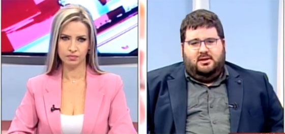 Οι δημοσιογράφοι Χριστίνα Κουματζίδου & Αντώνης Τελόπουλος