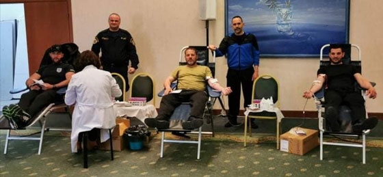 Σημαντική προσφορά αίματος στο ΠΓΝΑ από τους αστυνομικούς της Κύπρου & της Αθήνας 