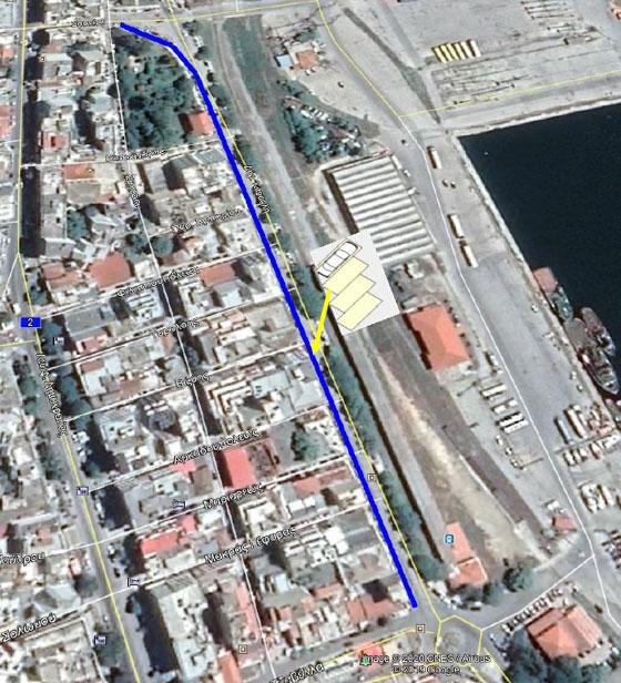 Eφαρμογή πλάγιας στάθμευσης βόρεια της οδού Καραολή & Δημητρίου στην Αλεξανδρούπολη