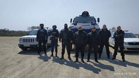 Περιπολία της ΟΠΚΕ Αλεξανδρούπολης μαζί με τον διοικητή του ΤΣΦ Φερών