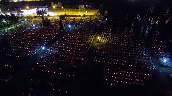 6.000 κεράκια άναψε ο δήμος Ξάνθης στα κοιμητήρια την Μεγάλη Παρασκευή