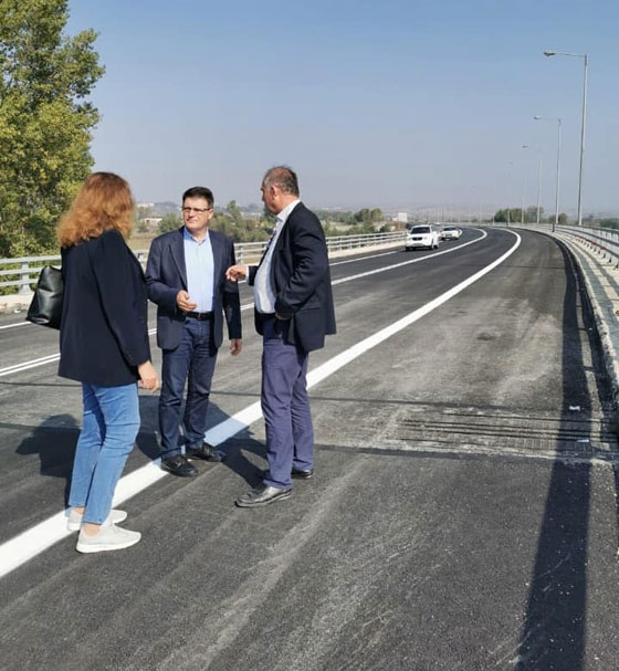 Ο Αντιπεριφερειάρχης Έβρου Δ. Πέτροβιτς επισκέφθηκε το σημείο.