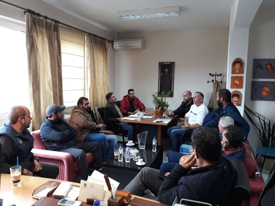 Συνάντηση του Δημάρχου Αλεξανδρούπολης με τη διοίκηση του Αγροκτηνοτροφικού Συλλόγου 