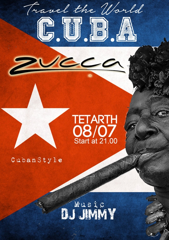 Ένα μεγάλο χορευτικό event, το "Travel the World: C.U.B.A" την Τετάρτη 8 Ιουλίου στο Zucca Cafe Bar