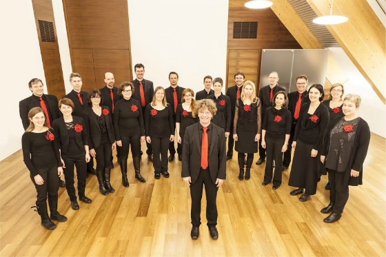 Τα μέλη της χορωδίας Δωματίου της Πόλης του Innsbruck