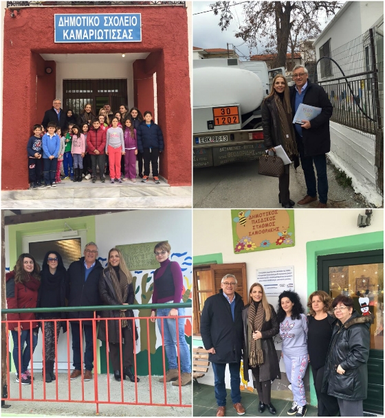 Ο Βέλγος Φιλέλληνας που ζεσταίνει δωρεάν τα σχολεία, βρέθηκε χθες στη Σαμοθράκη