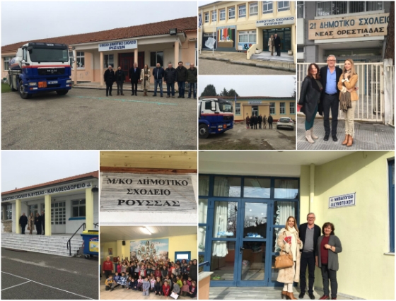 Ο Βέλγος Φιλέλληνας που ζεσταίνει δωρεάν τα σχολεία βρέθηκε και πάλι στον Έβρο