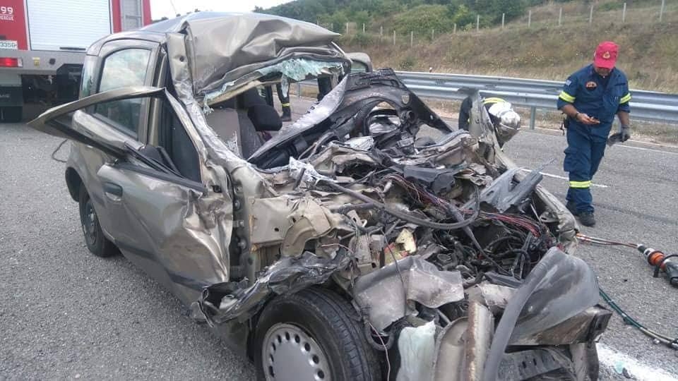 Το διαλυμένο ΙΧ όχημα της άτυχης 33χρονης