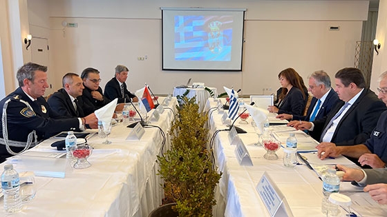 Στιγμιότυπο από τη σύσκεψη σε κεντρικό ξενοδοχείο της Αλεξανδρούπολης