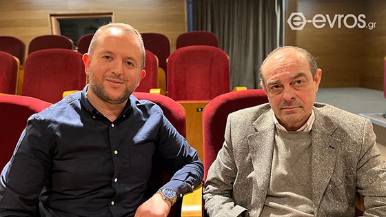 O Χρήστος Μπαμπαλής με τον κ. Νίκο Ζερβόπουλο