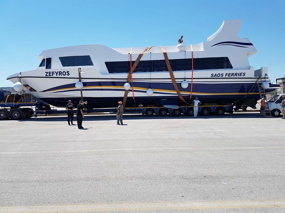Αυτό είναι το ταχύπλοο "Ζέφυρος" το οποίο θα συνδέσει τη Σαμοθράκη με την Αλεξανδρούπολη σε μόλις 40 λεπτά.