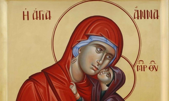 Η Άννα παντρεύτηκε τον Ιωακείμ από τη Γαλιλαίο. Μετά από πολλά χρόνια ατεκνίας, απέκτησε κόρη, την Παρθένο Μαρία.