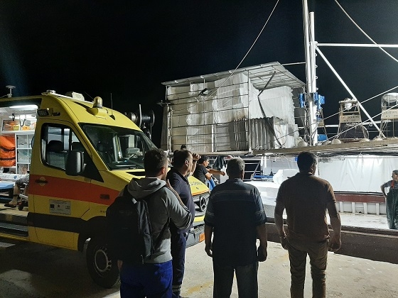 Με αλιευτικό σκάφος έγινε επείγουσα μεταφορά ηλικιωμένης ασθενούς από τη Σαμοθράκη. 