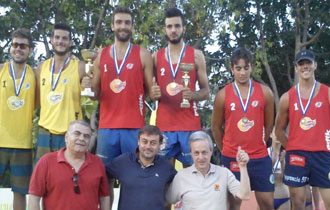 Στιγμιότυπο από την απονομή.