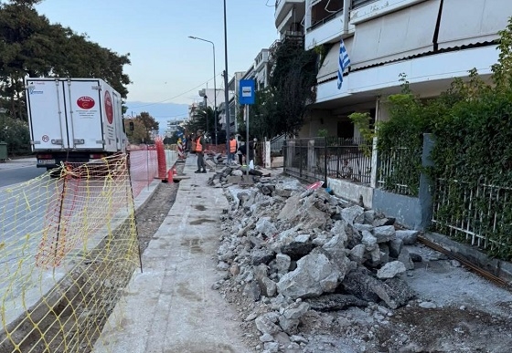 Με την ανάπλαση, η οδός Ηροδότου θα γίνει σύγχρονη και ασφαλής.