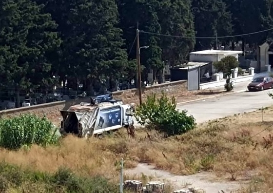 Καταγγελία για απορριμματοφόρο του Δήμου Αλεξανδρούπολης.