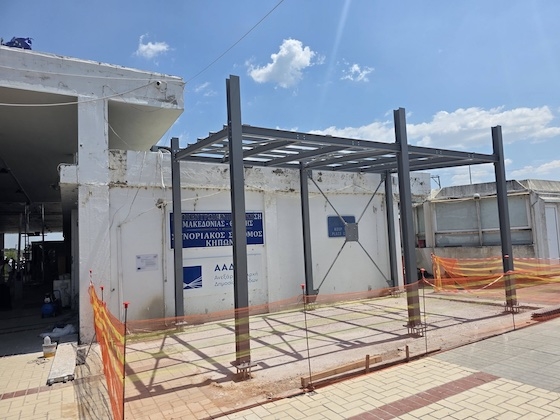 Οι εργασίες βρίσκονται σε πλήρη εξέλιξη και εντός των προβλεπόμενων χρονοδιαγραμμάτων.