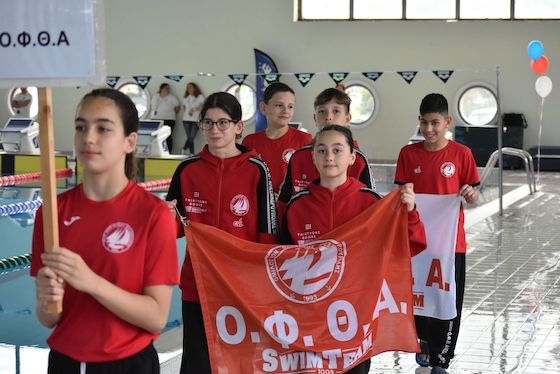 Η ομάδα του Ο.Φ.Θ. Αλεξανδρούπολης συμμετείχε στους αγώνες με 85 κολυμβητές και κολυμβήτριες.