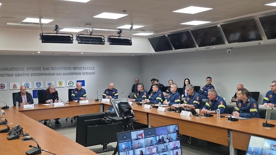 Ευρεία σύσκεψη συγκάλεσε ο Υπουργός Κλιματικής Κρίσης και Πολιτικής Προστασίας, κ. Ευάγγελος Τουρνάς, με αφορμή την έναρξη της αντιπυρικής περιόδου 2026.