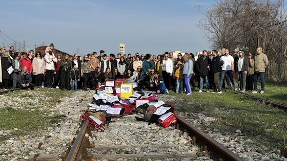 Στιγμιότυπο από την συγκέντρωση των πολιτών.