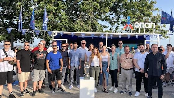 Παρόντες στην εκδήλωση όλοι οι συνεργάτες του τοπικού δικτύου του ΟΠΑΠ παρέα με τον Στέλιο Βενετίδη και πλήθος κόσμου